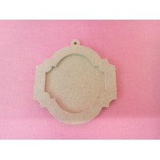 Fancy Plaque 100mm 3mm mdf